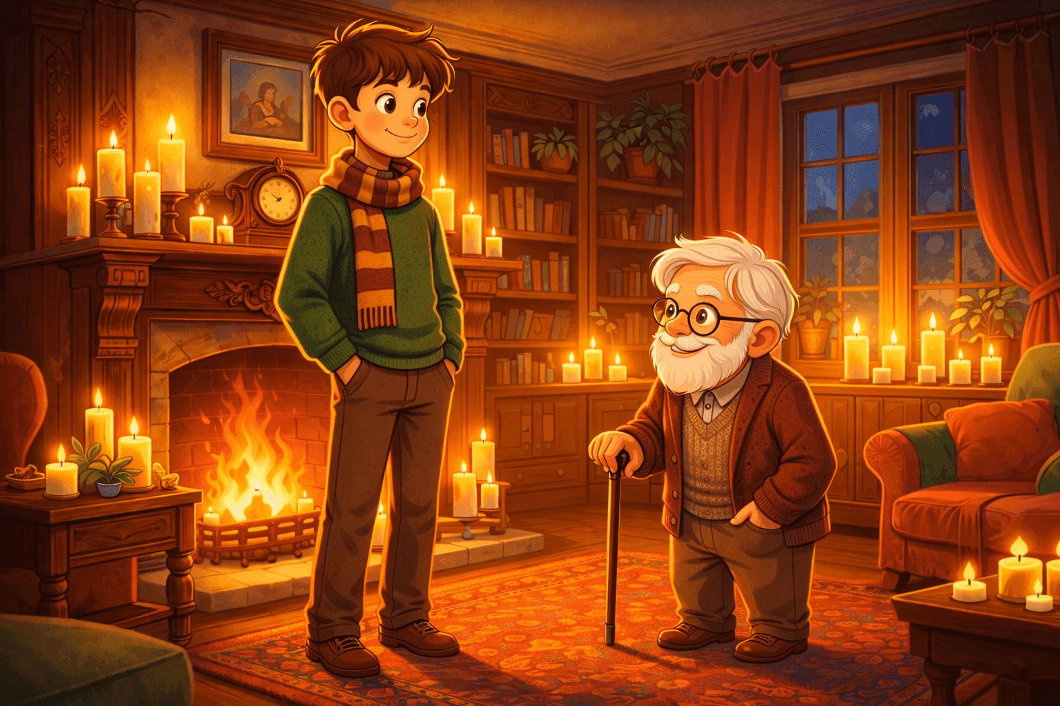 Various objects at different stages showing height changes