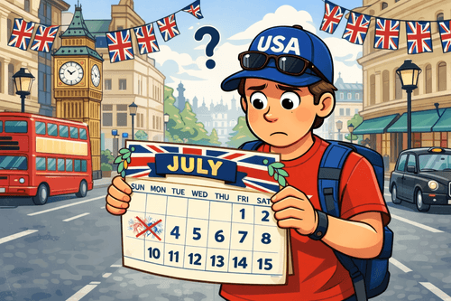 Britain July Calendar