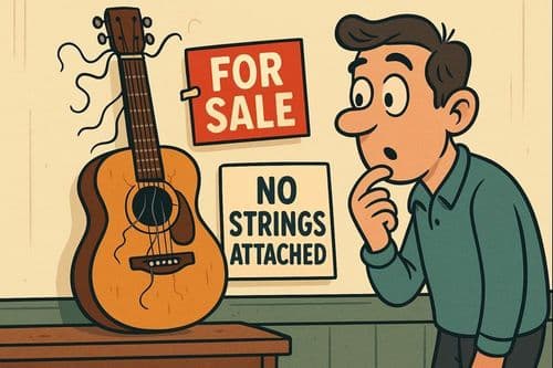 Broken Guitar Sale