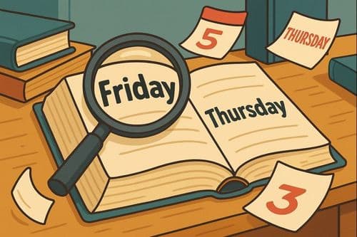 Friday Before Thursday