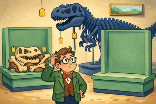 Museum Dinosaur Bones