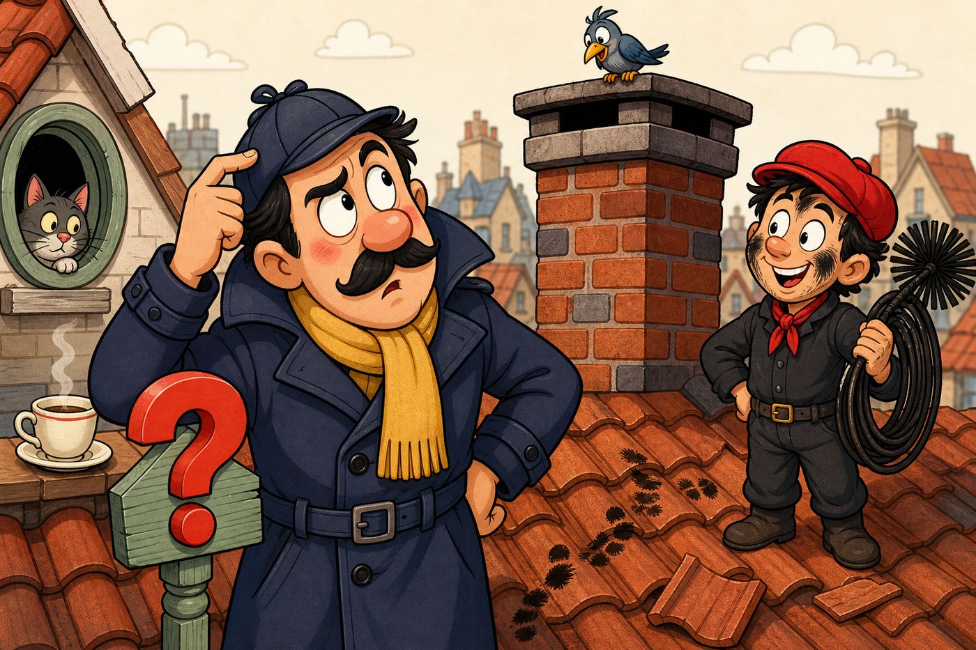 Chimney Umbrella Trick