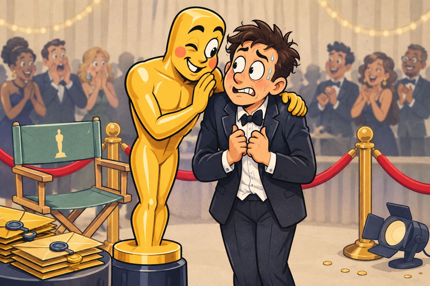 Oscar Trophy Pep Talk
